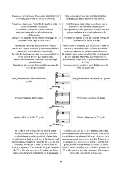 Harmony and Composition (Italian / Spanish) - Chapters 8 to 12 of 25