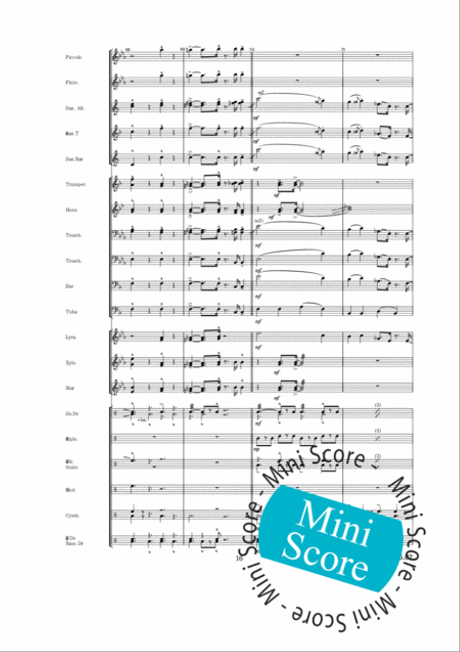 Rosevalley Blues Percussion scores gallery preview page 20
