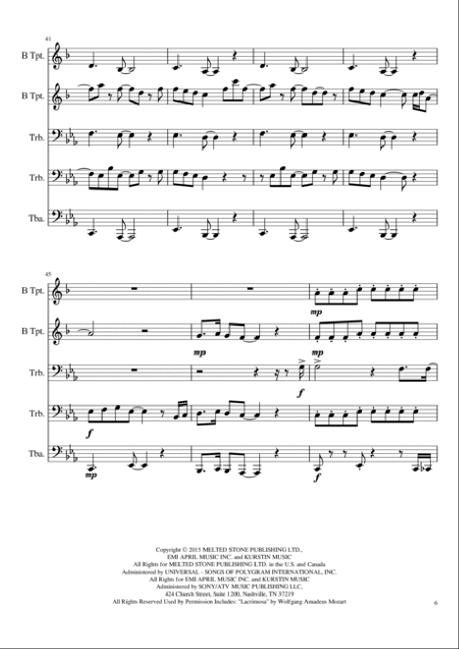 Hello Hello Brass Ensemble scores gallery preview page 6