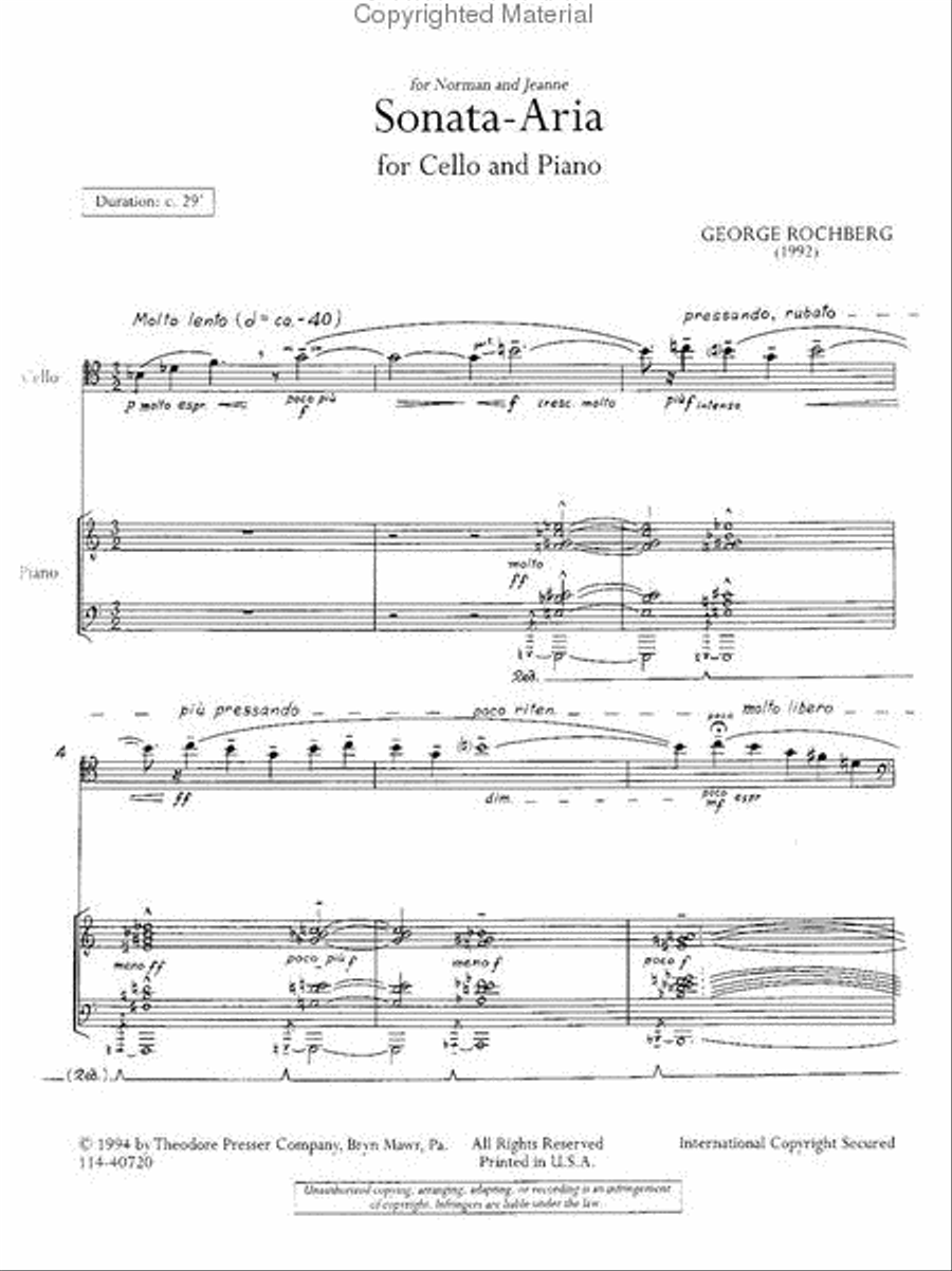 Sonata-Aria Chamber Music scores gallery preview page 2