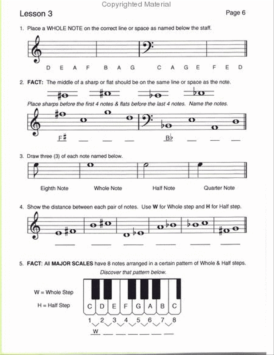 Just the Facts - Book 4 Activity Books scores gallery preview page 2