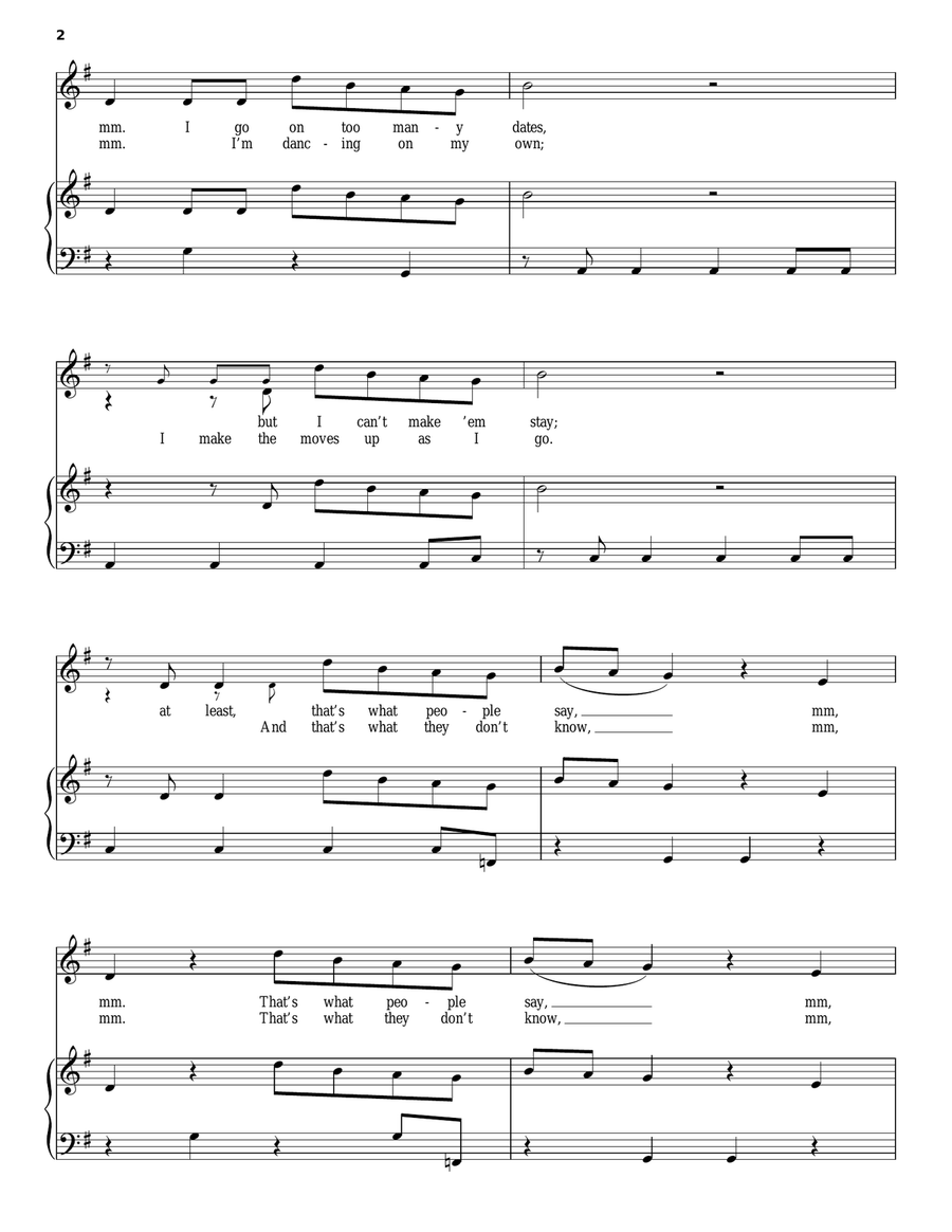 Shake It Off Acoustic Guitar scores gallery preview page 2