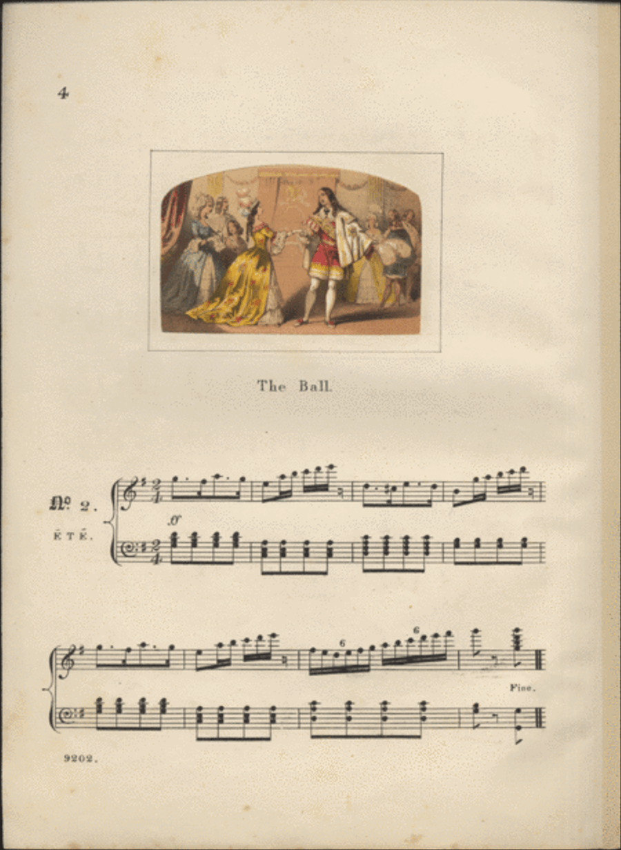 The Cinderella Quadrilles (Pictorial Quadrilles) Piano Solo scores gallery preview page 4