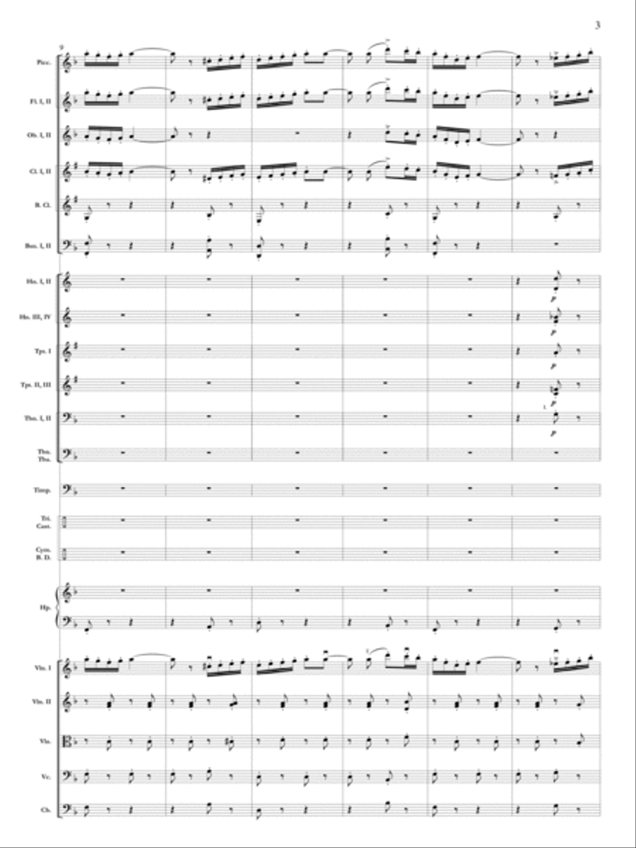 Samson Et Dalila, Op. 47: Danse Bacchanale Orchestra scores gallery preview page 4