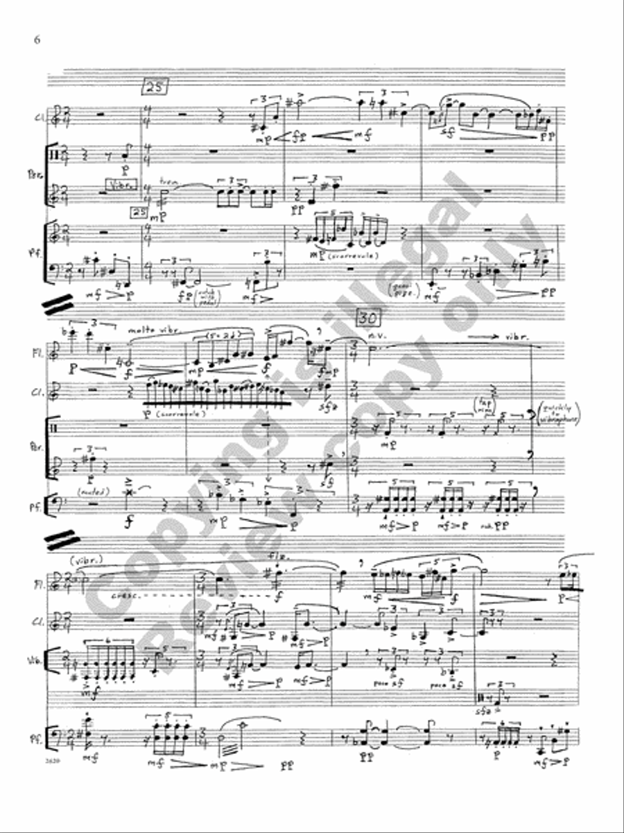 Chamber Concerto Clarinet scores gallery preview page 7