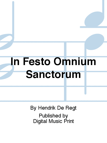 In Festo Omnium Sanctorum