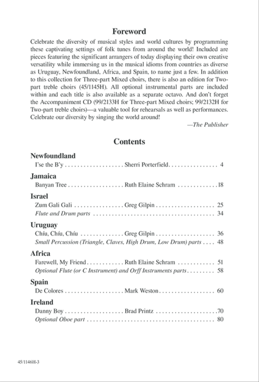 We Sing the World Around We Sing the World Around Choir scores gallery preview page 3