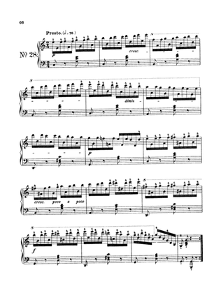 Czerny: School of Velocity, Op. 299 No. 28