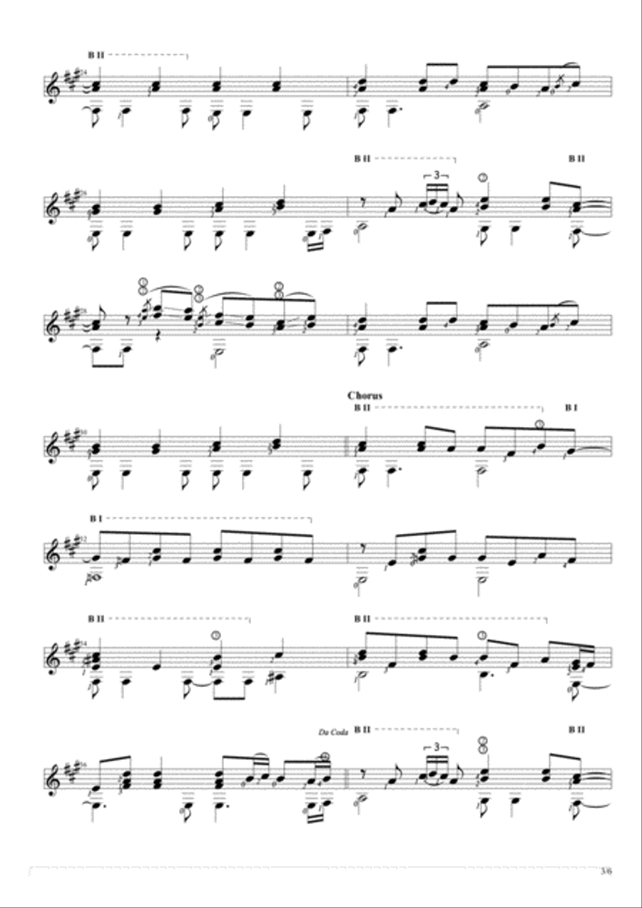 Tears In Heaven Tears In Heaven Guitar Solo scores gallery preview page 3