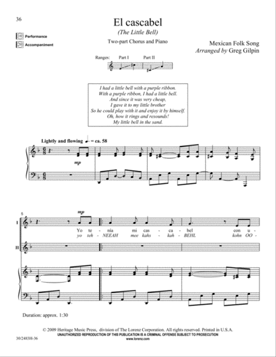 Friends to the North and Friends to the South Unison Choir scores gallery preview page 37