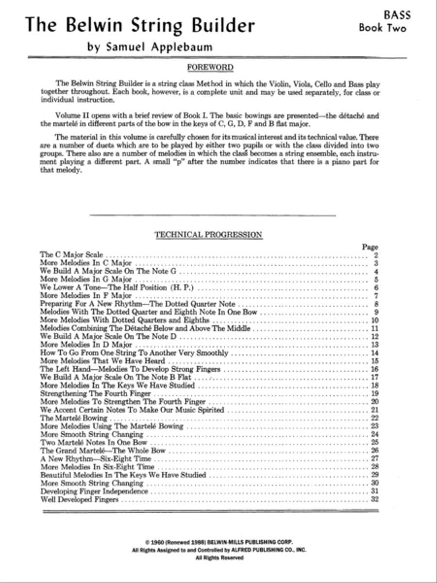String Builder, Book 2 Chamber Orchestra scores gallery preview page 2