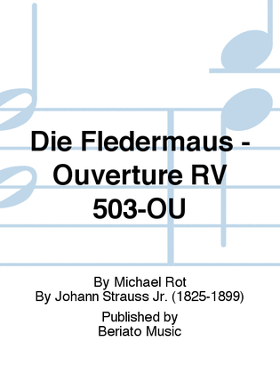 Book cover for Die Fledermaus - Ouverture RV 503-OU