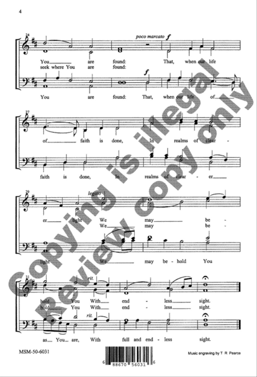 We Walk by Faith 4-Part scores gallery preview page 7