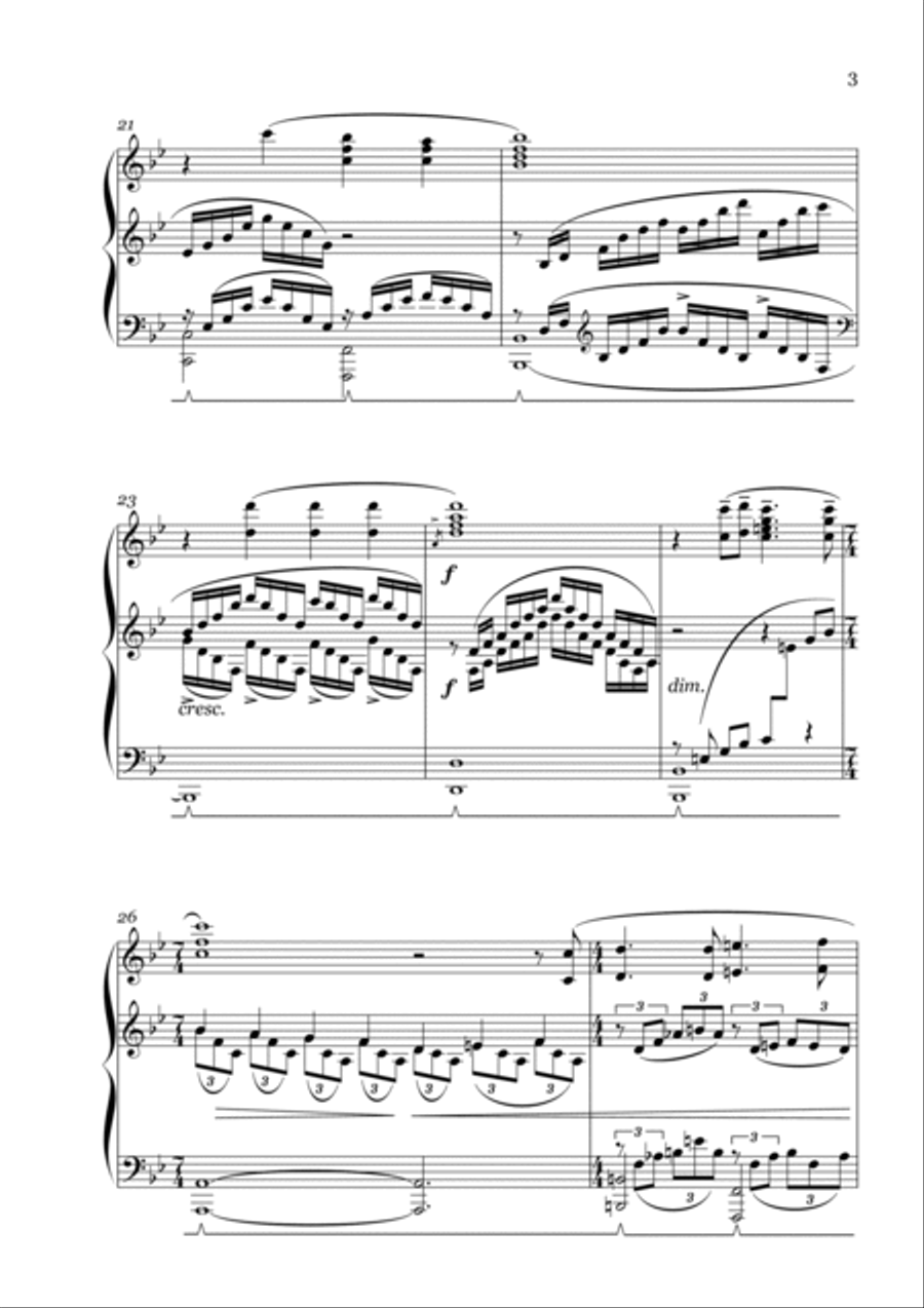 I'll Walk With God I'll Walk With God Piano Solo scores gallery preview page 3