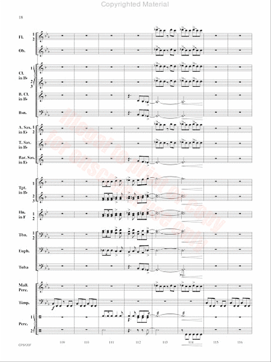 Instinct Concert Band scores gallery preview page 19