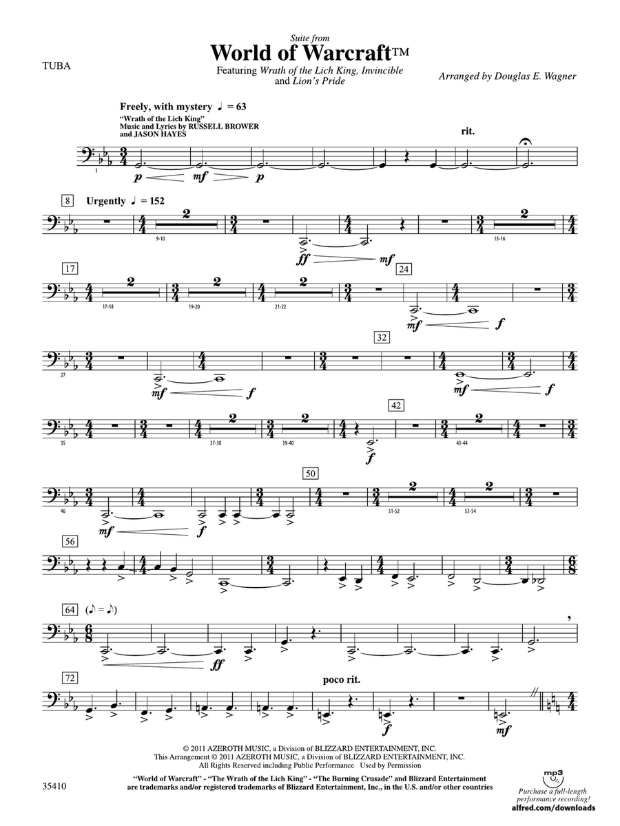 World of Warcraft, Suite from: Tuba