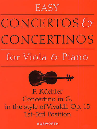 Book cover for Concertino in G Op. 15