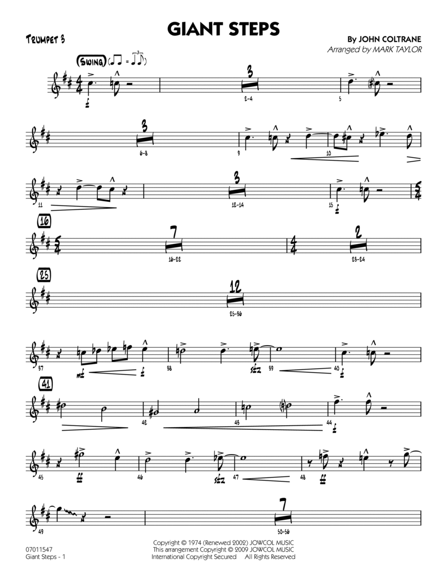 John coltrane trumpet sale