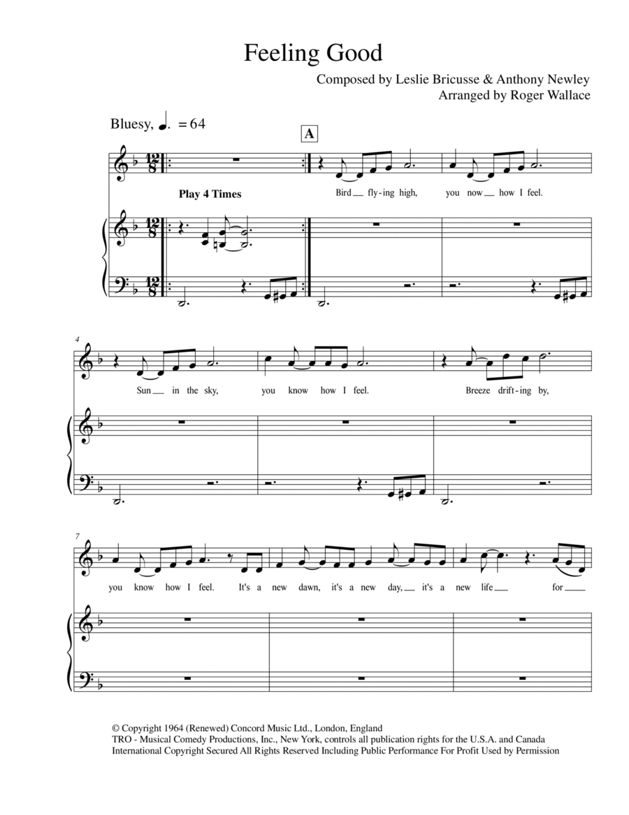 Feeling Good Voice scores gallery preview page 1
