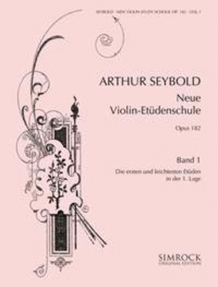 Neue Violin Etudes 1 Op.182