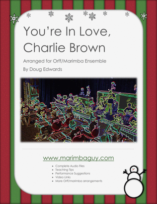 Book cover for You're In Love, Charlie Brown