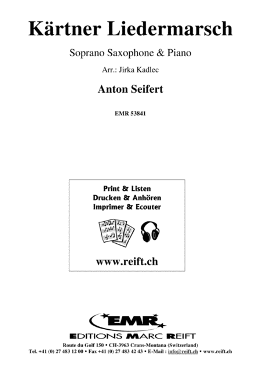 Karntner Liedermarsch Soprano Saxophone scores gallery preview page 2