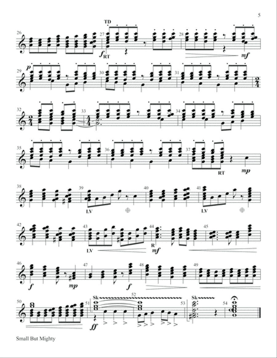 Small But Mighty Vol 1 for 12 Bells Handbell Choir scores gallery preview page 5