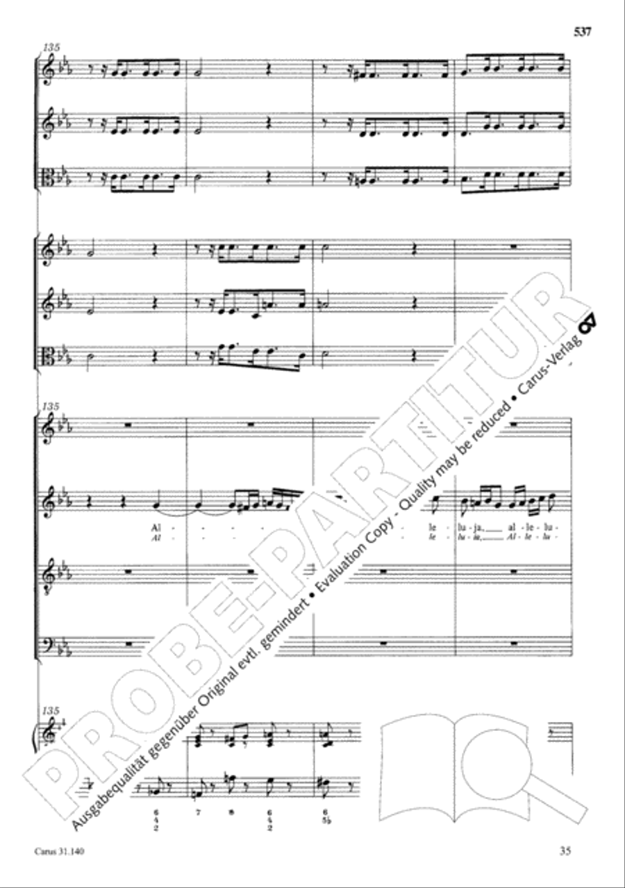 The Complete Sacred Vocal Works (Das geistliche Vokalwerk) Voice scores gallery preview page 538