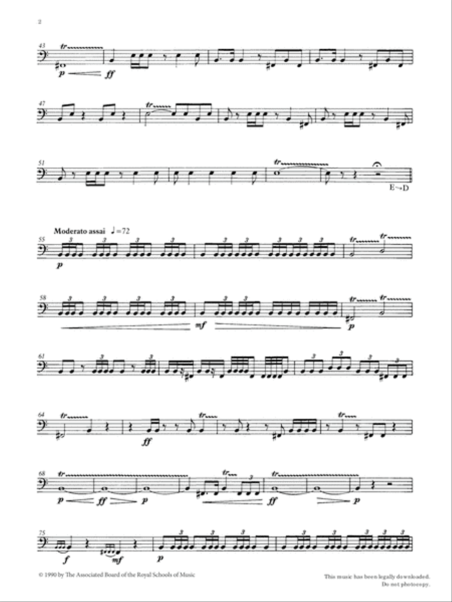 Conflict in Verona from Graded Music for Timpani, Book IV Percussion scores gallery preview page 2