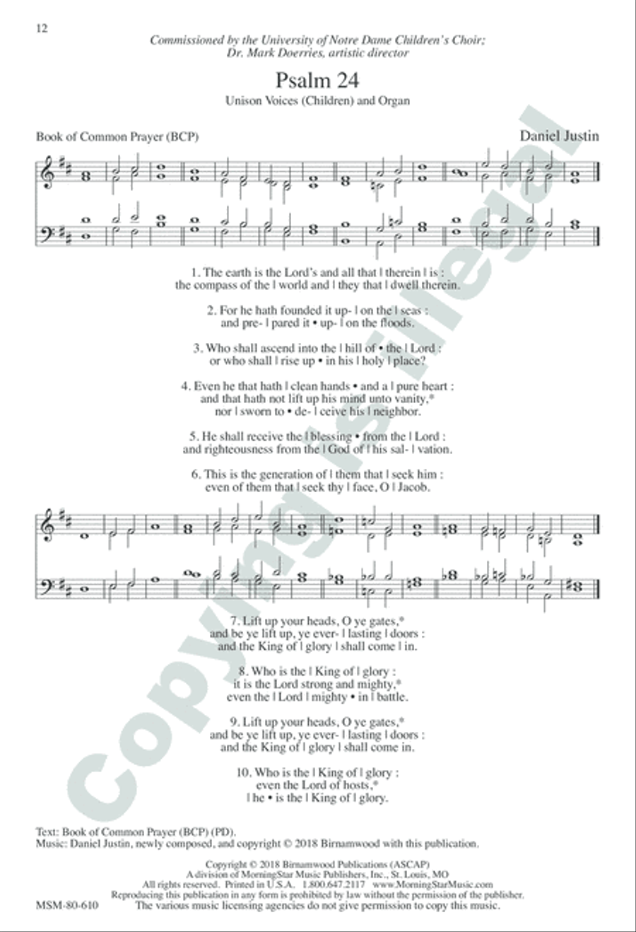 Evensong Evensong Unison Choir scores gallery preview page 11