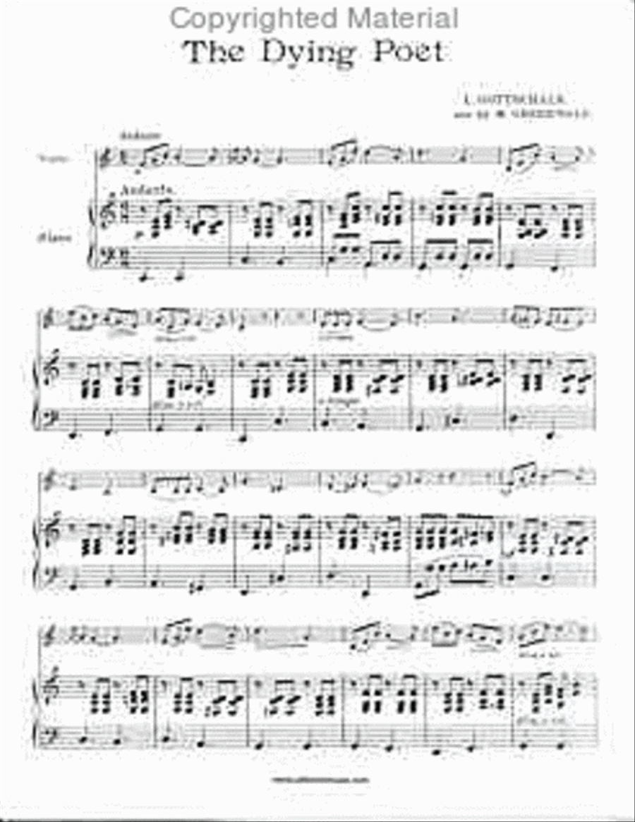 The Dying Poet The Dying Poet Violin Solo scores gallery preview page 2