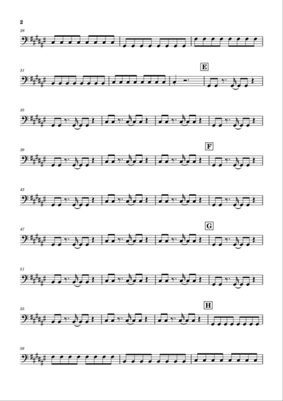 You Oughta Know Bass Guitar scores gallery preview page 2