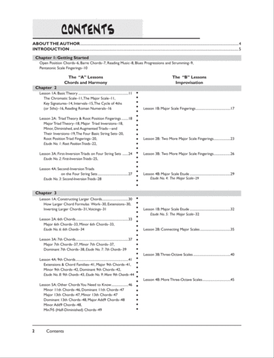 Complete Jazz Guitar Method Electric Guitar scores gallery preview page 9