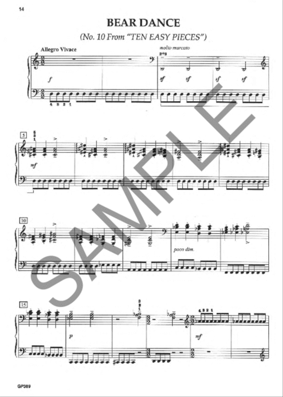 Bartok: Selected Works For Piano Piano Solo scores gallery preview page 2