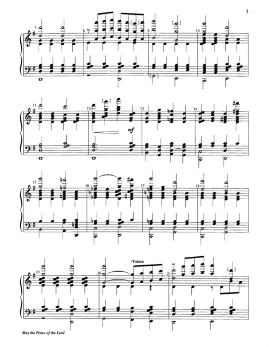 May the Peace of the Lord 5-Octaves scores gallery preview page 8