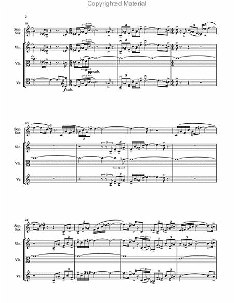 Quartet Chamber Music scores gallery preview page 5