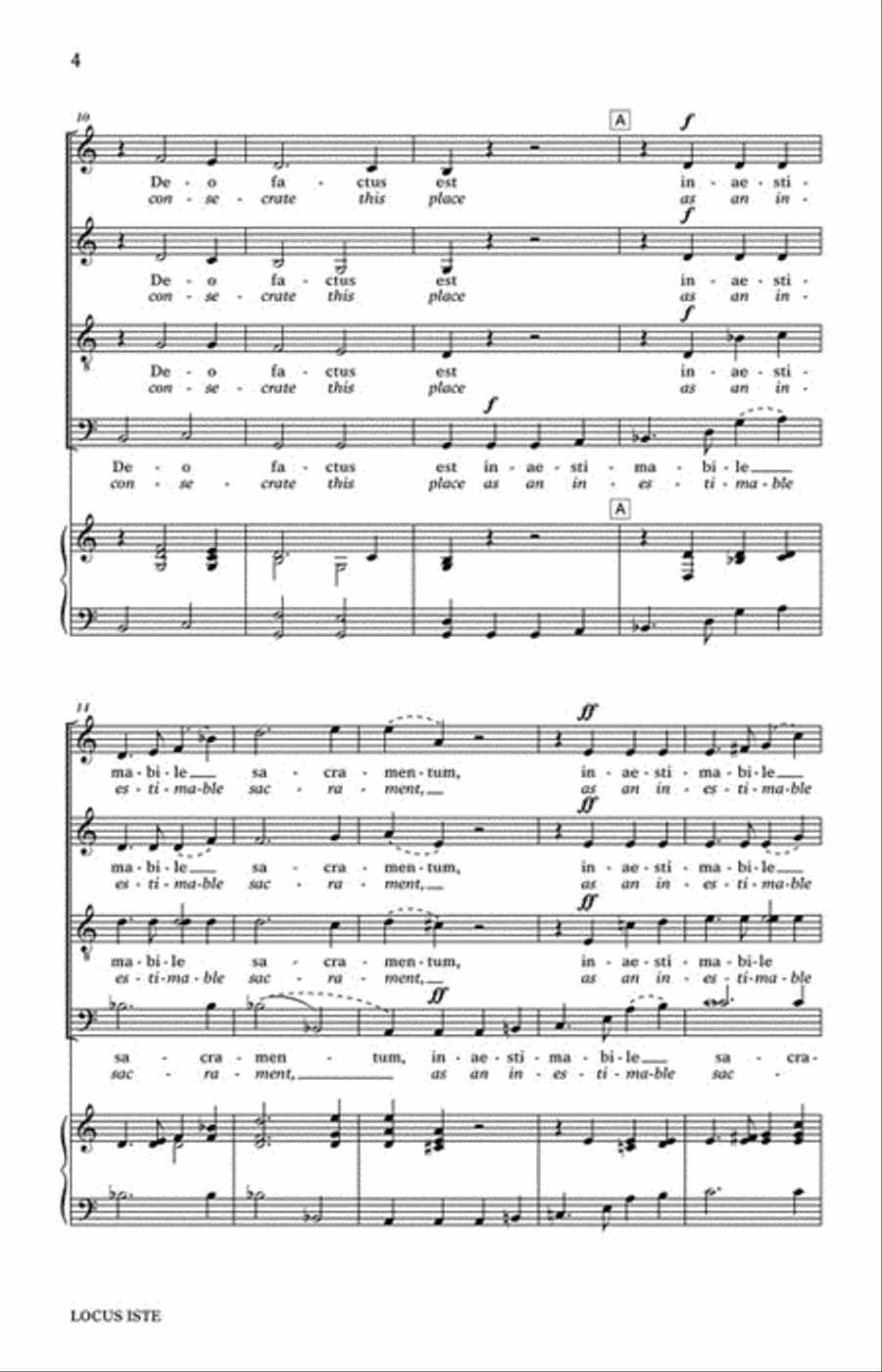 Locus Iste 4-Part scores gallery preview page 3