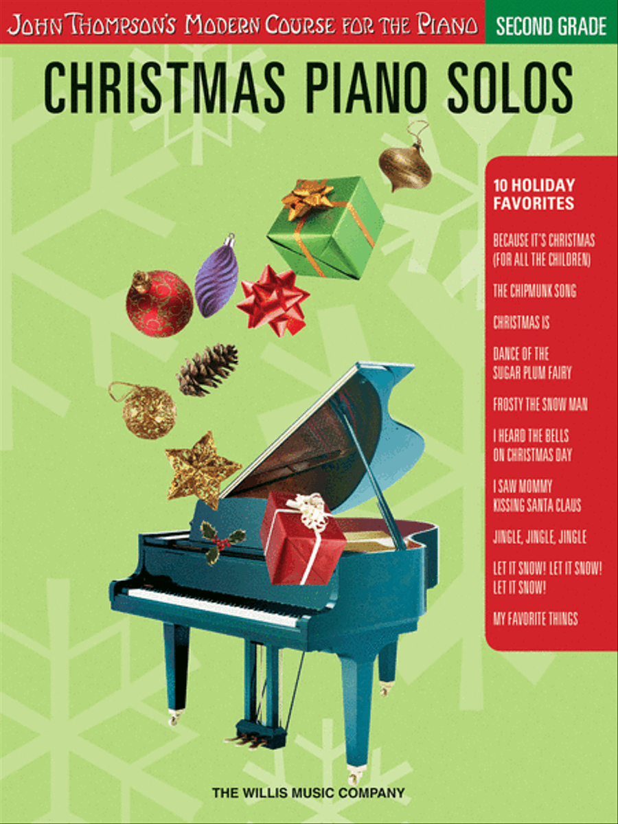 Christmas Piano Solos – Second Grade (Book Only) Piano Solo scores gallery preview page 1