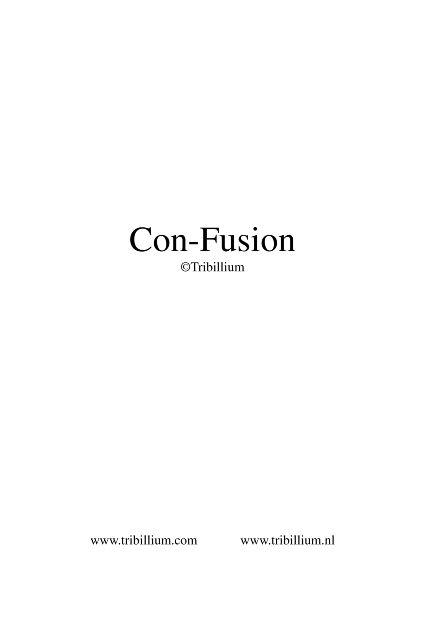 Confusion School and Community scores gallery preview page 1