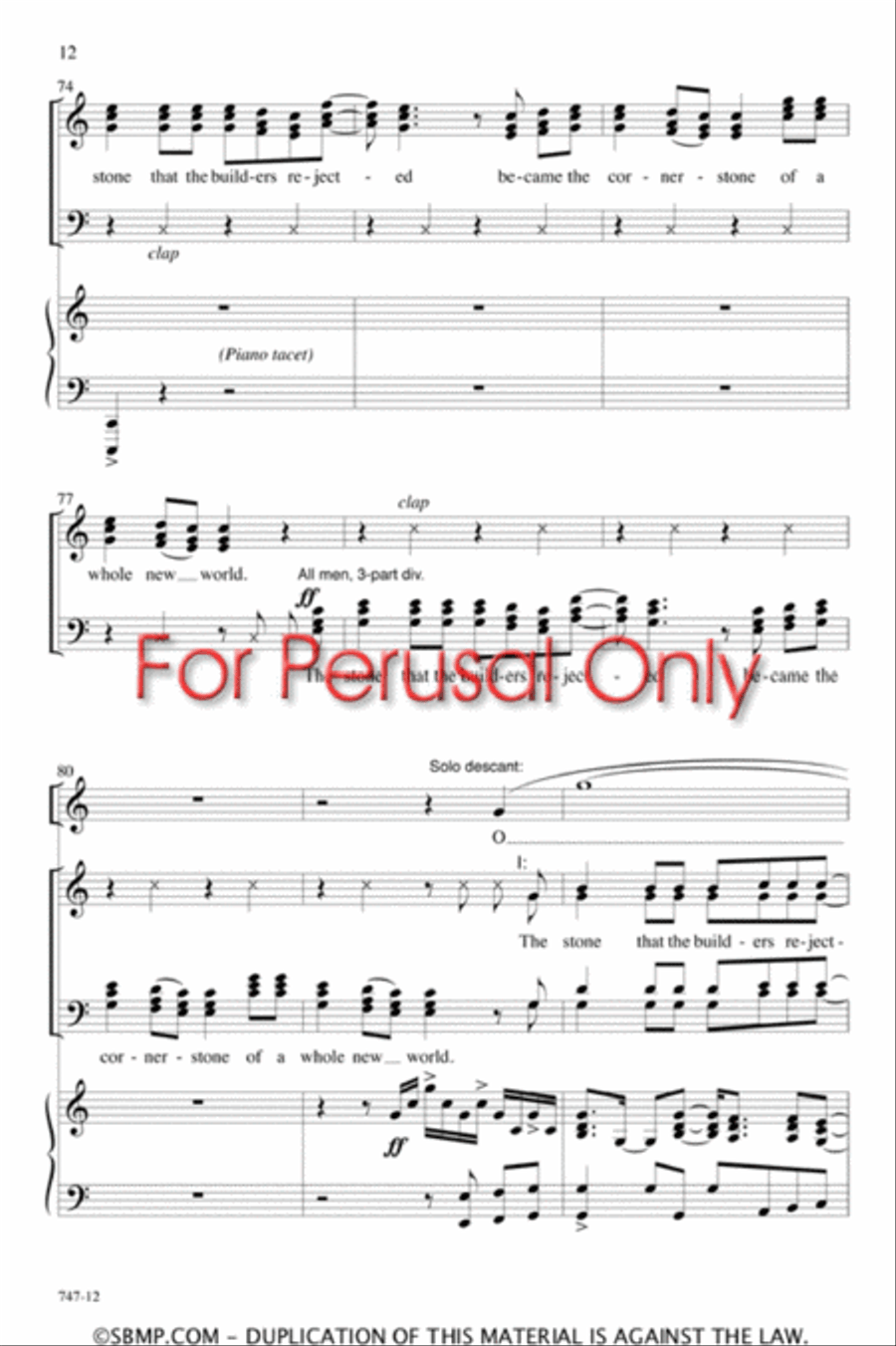 Cornerstone 4-Part scores gallery preview page 11