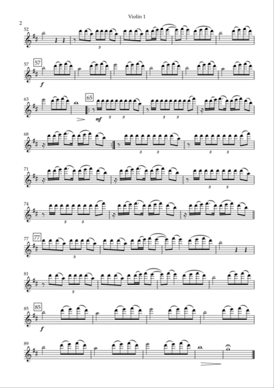 Way Maker String Quartet scores gallery preview page 6