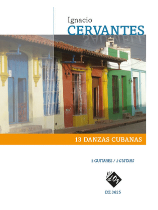 Book cover for 13 Danzas cubanas