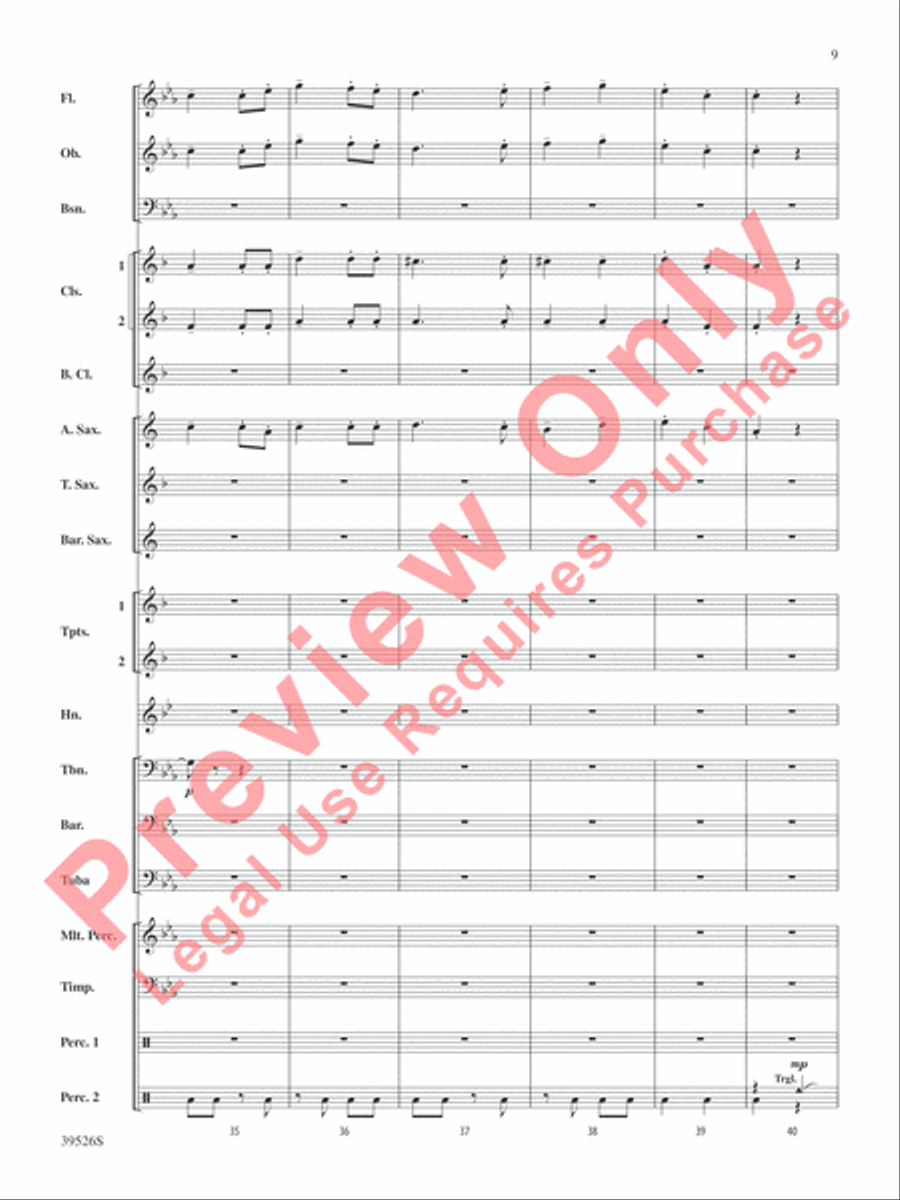 Korobushka Korobushka Concert Band scores gallery preview page 9