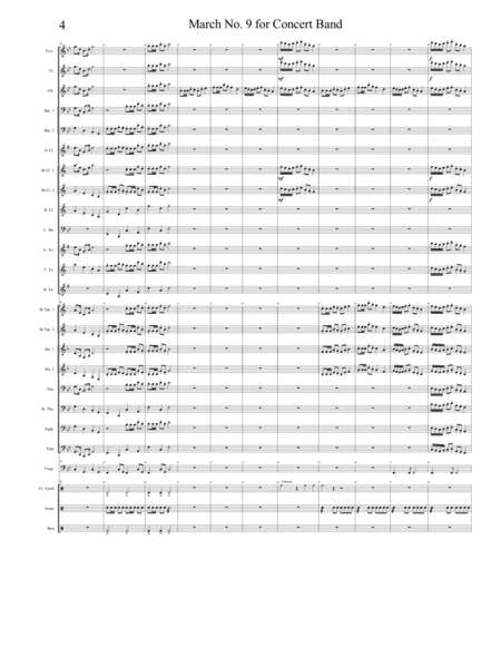 March No. 9 for Concert Band image number null