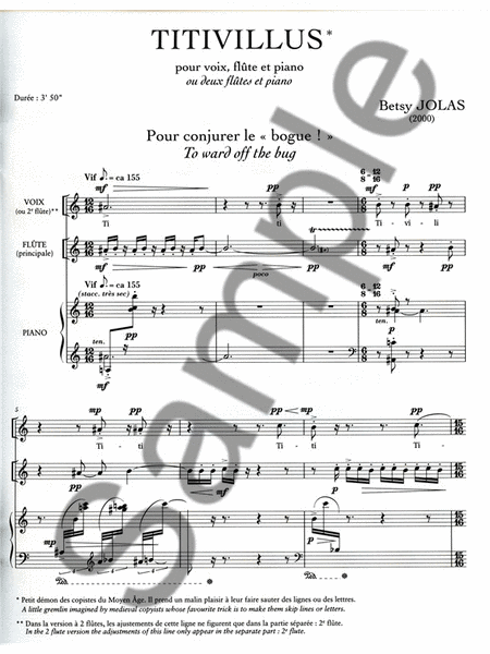 Titivillus (flutes 2 & Piano)