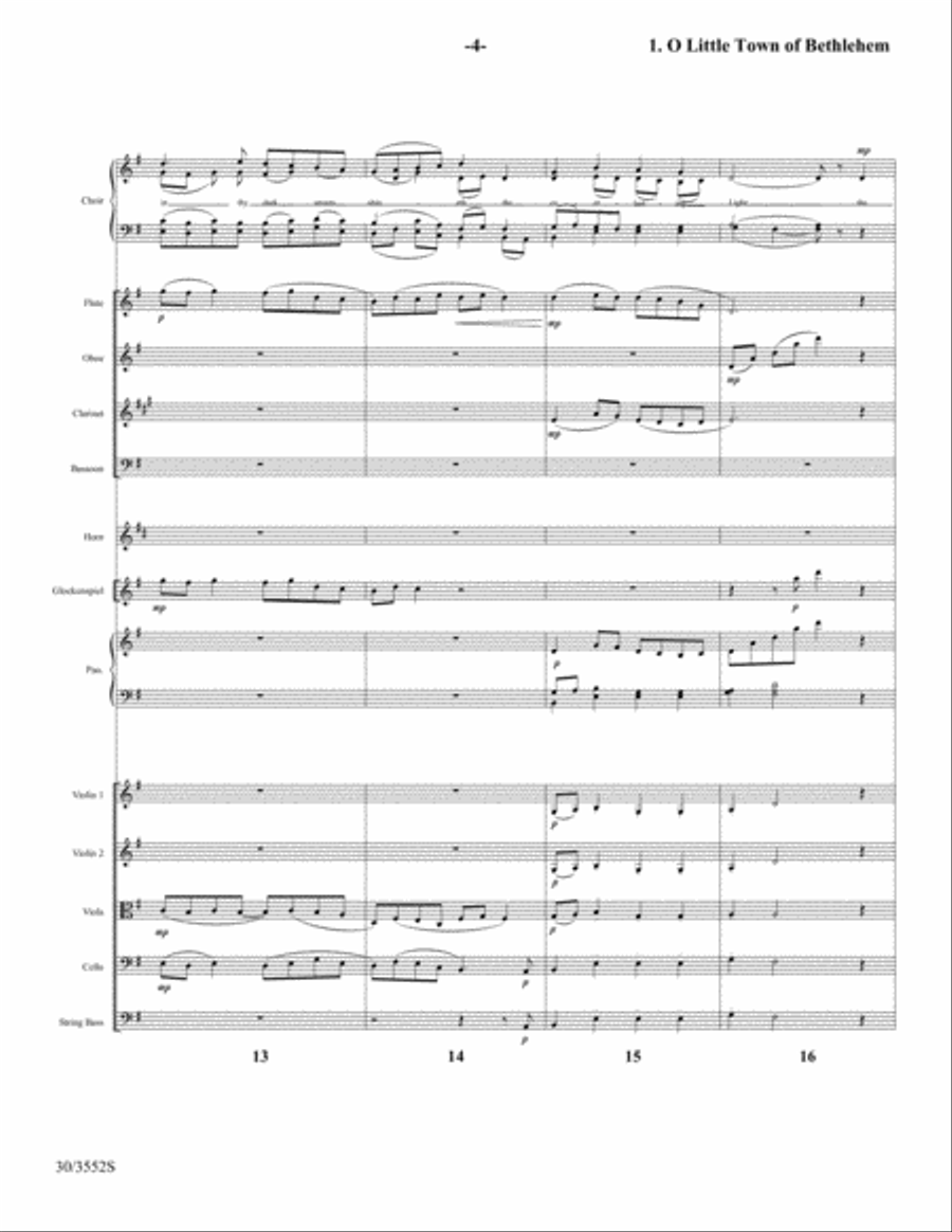 Come Now to Bethlehem - Full Score Choir scores gallery preview page 6