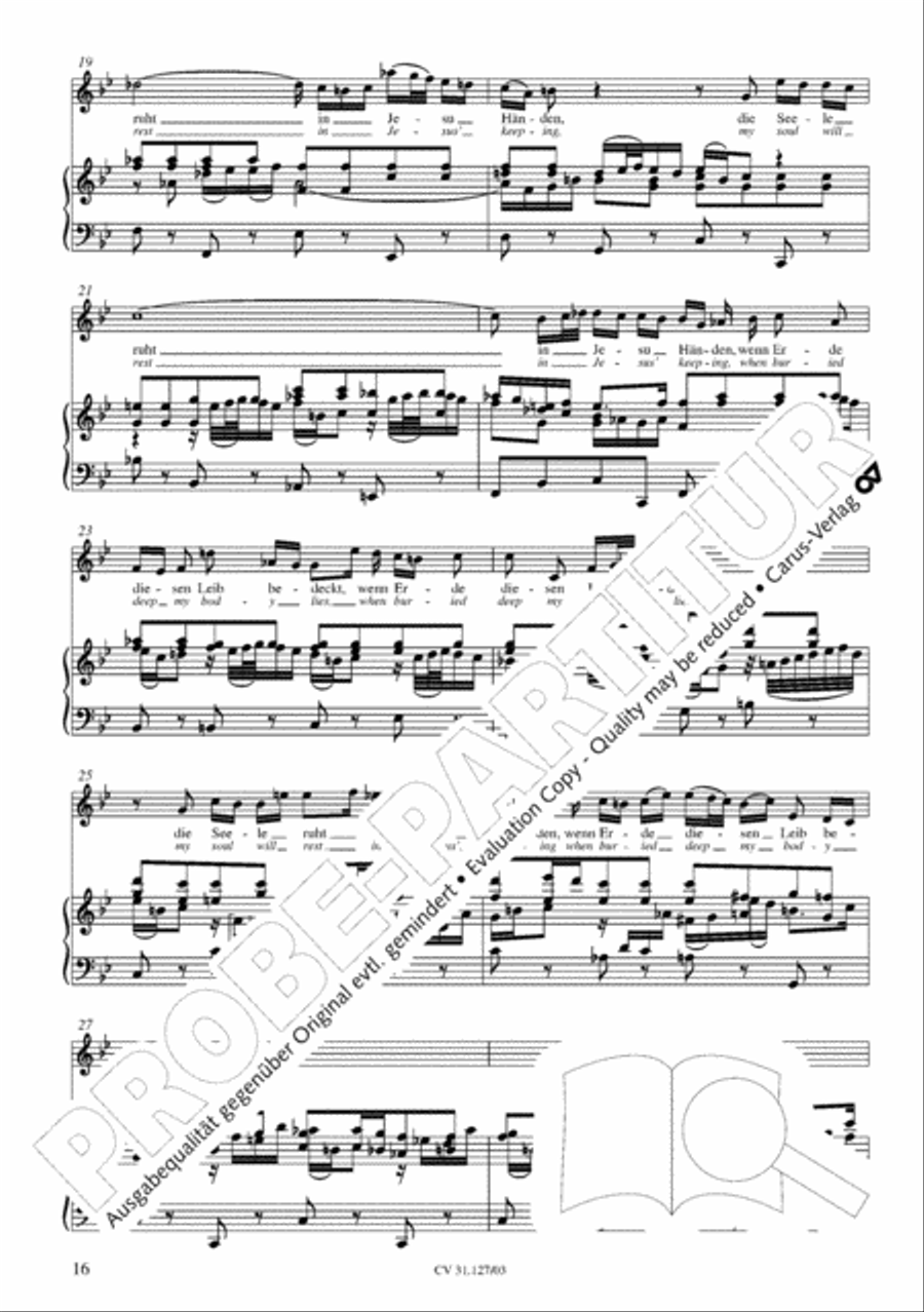 Thou who, a God, as man yet came (Herr Jesu Christ, wahr' Mensch und Gott) STB scores gallery preview page 21