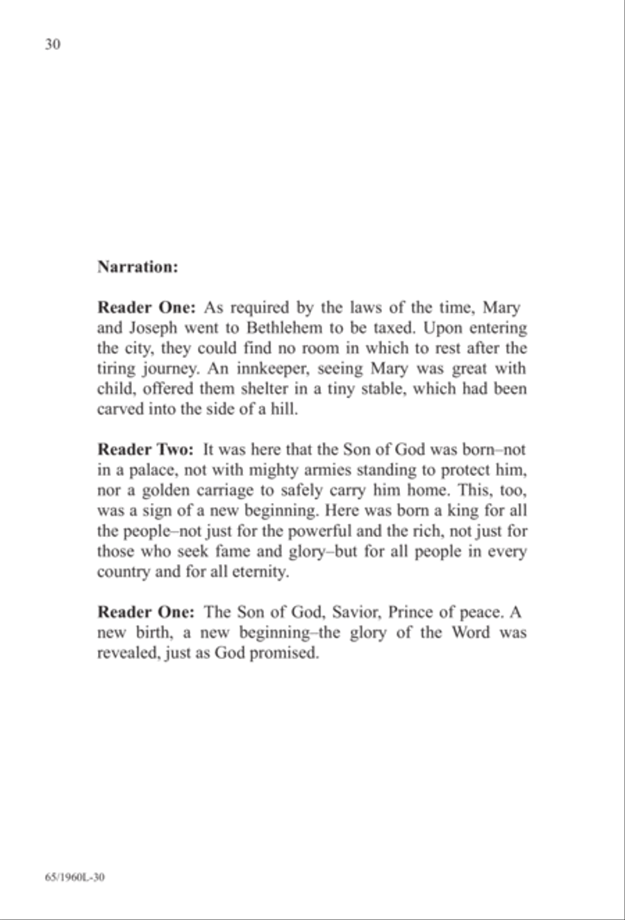A New Birth...A New Beginning 4-Part scores gallery preview page 31