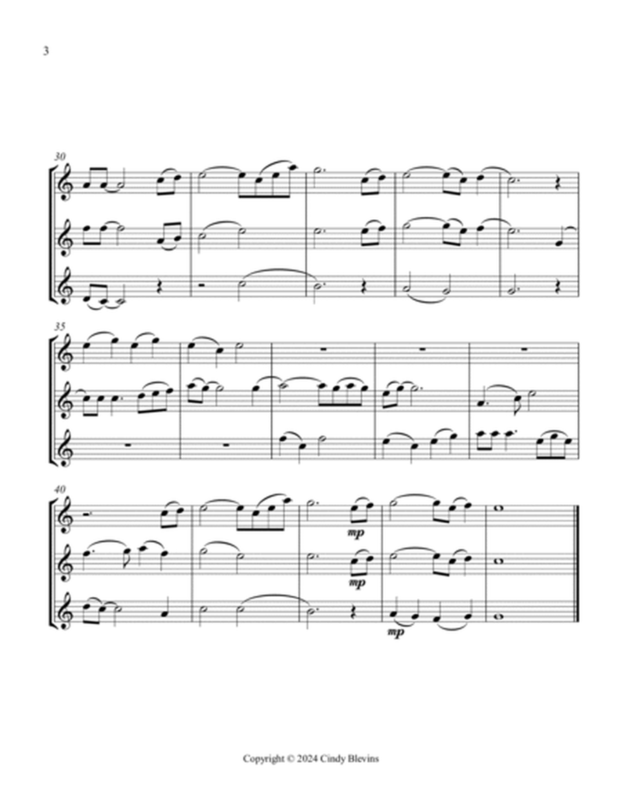 Oh, Shenandoah, for Two Clarinets and Bass Clarinet image number null