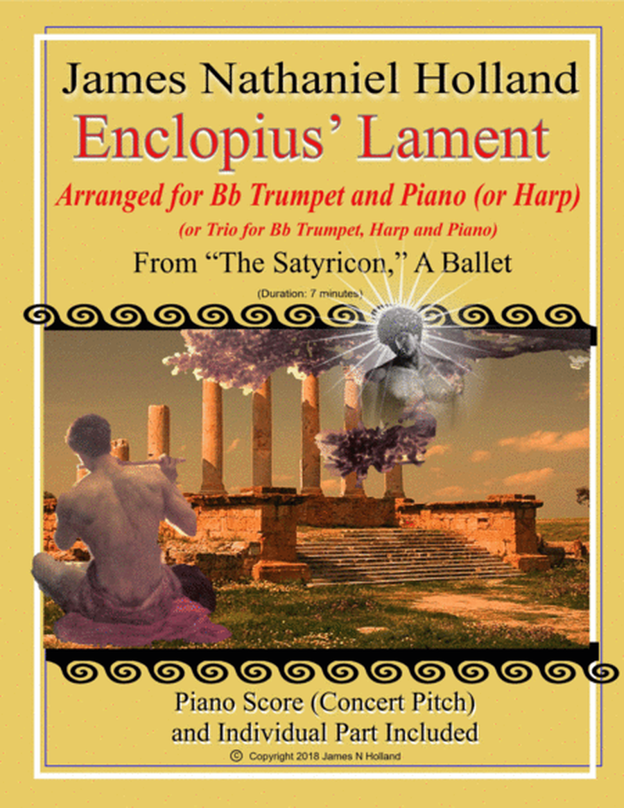 Enclopius Lament for Solo Bb Trumpet and Piano (or Harp) from The Satyricon Ballet image number null